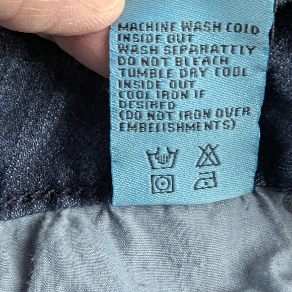 Ultra Love Size 7 Super Flare Dark Wash - Picture 4 of 16